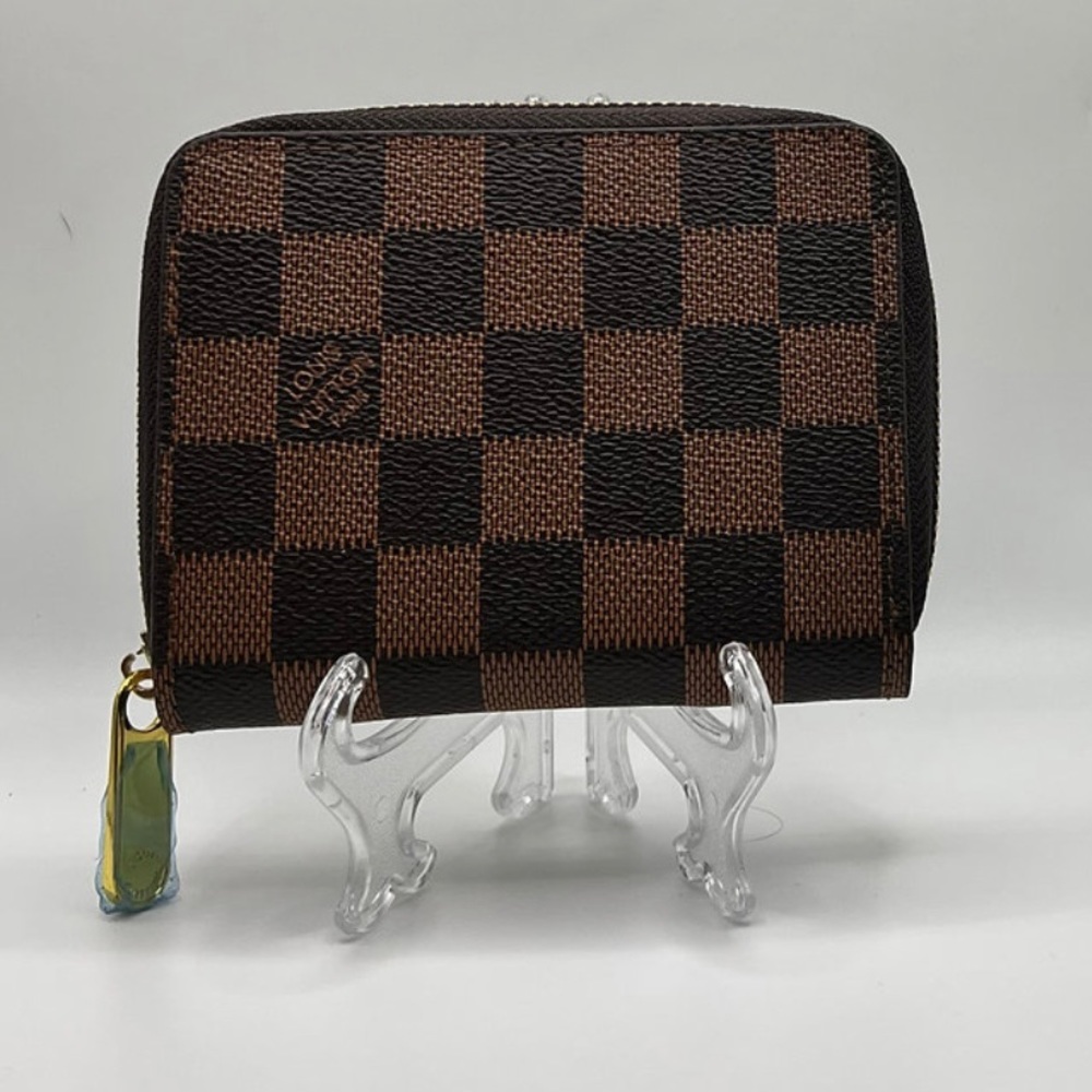 Designer Inspired 1:1 Quality Wallet - Brown Zip
